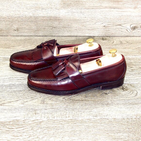 *NIB* $295 Allen Edmonds ENFIELD 10 C (also fits 9.5 E ) Burgundy *add $15 Trees main image 7